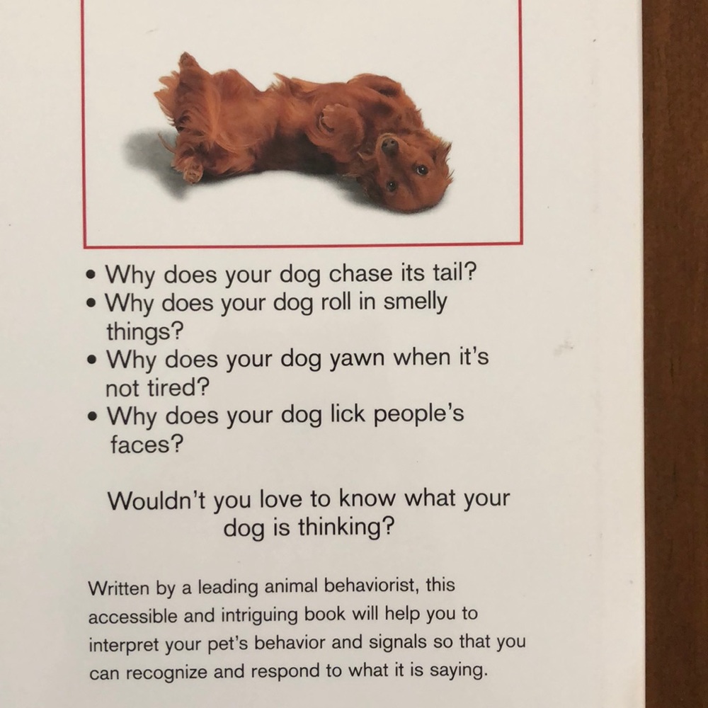 Hardcover Dog Behavior Book - Picture 2 of 3